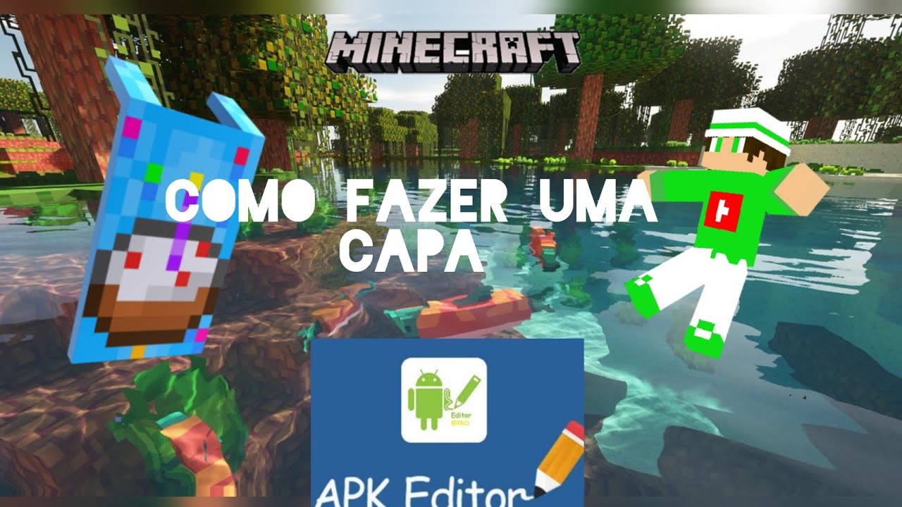 Como colocar uma capa na sua skin no minecraft - YouTube
