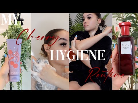 My womanly cherry scented hygiene routine (very attractive) @chloeyazmean535