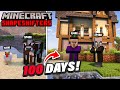 We spent 100 days as duo shapeshifters in minecraft