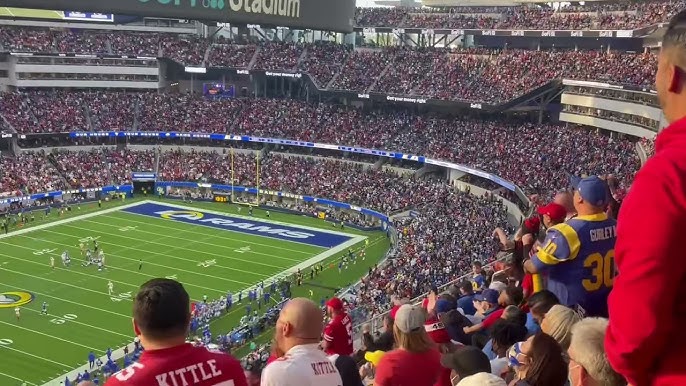 Swarm of 49ers Fans Made a 'Tough Environment' for Rams at SoFi Stadium