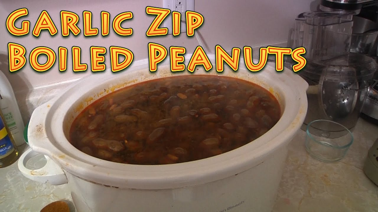 Garlic Zip Boiled Peanuts - YouTube