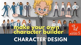 Master Cartoon Animator 5: Create Your Own Character Builder/Creator from Any Character Series