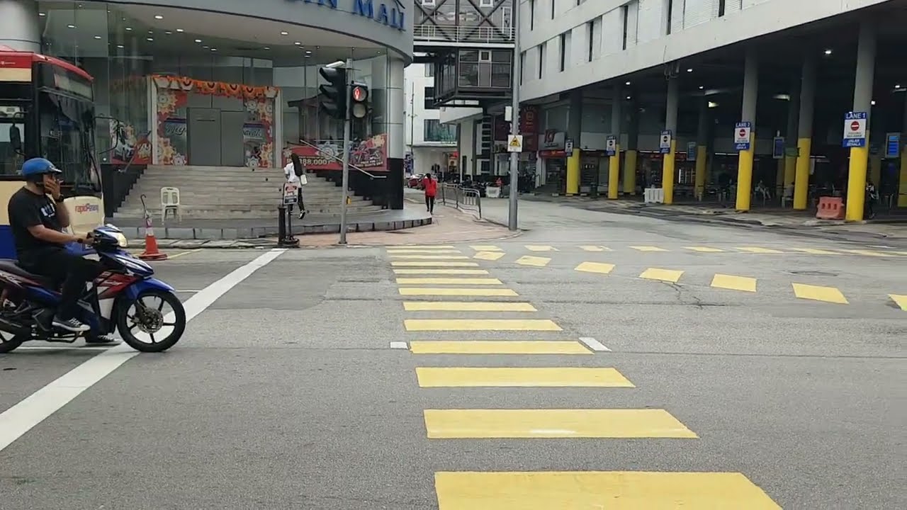 Shibuya Shinjuku Style Zebra Pedestrian Criss Crossing Prangin Mall Georgetown Penang Pulau Pinang