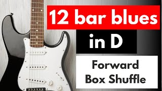 12 Bar Blues Backing Track in D - Box Shuffle - YouTube