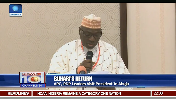 Buhari's Return: APC, PDP Leaders Visit President In Abuja