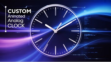 Create a Custom Animated Analog Clock in React Native | Smooth & Realistic Clock Animation!