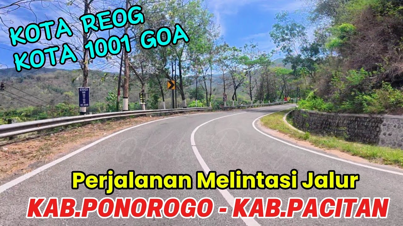 EKSOTIS❗️Episode 1 Melintasi Jalur PONOROGO - PACITAN Full Pemandangan Indah Tiada Duanya!!