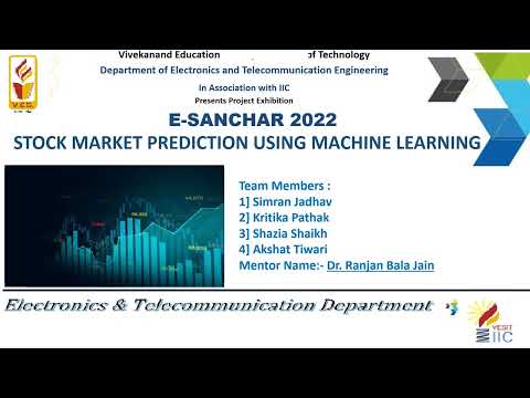 ESanchar - Stock Market Prediction Using Machine Learning