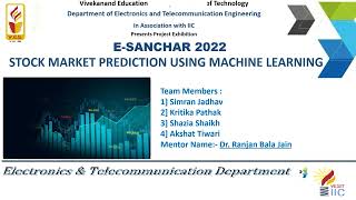ESanchar - Stock Market Prediction Using Machine Learning