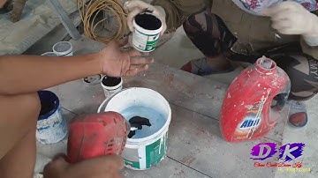 Hướng dẫn cách pha Sơn màu giả đá | Cơ sở chậu cảnh Doan Kỳ