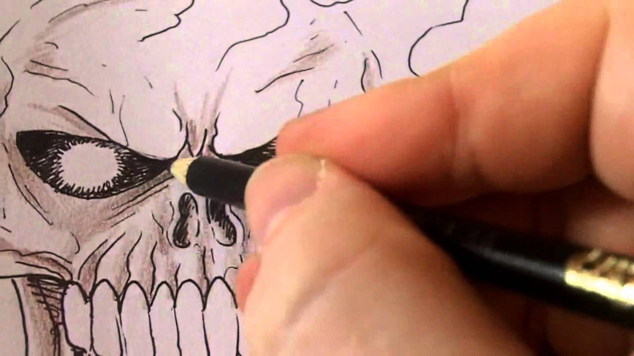 DrawingTutorials101.com | Ghost rider, Color pencil drawing, Drawing  tutorial