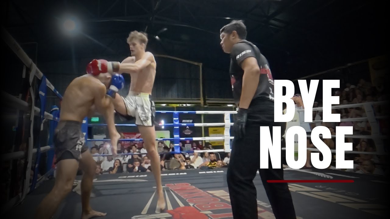 The Flying knee ended the fight