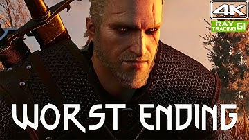 Worst Ending Witcher 3 Modded Gameplay | RTX 4090 | Raytracing GI | BlitzFX | 4K60