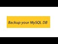 How to use phpmyadmin to backup and transfer database