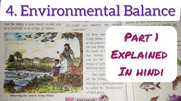 5th Std - Evs 1 - Chapter 4 Environmental Balance explained in hindi - Part 1 - Maharashtra board