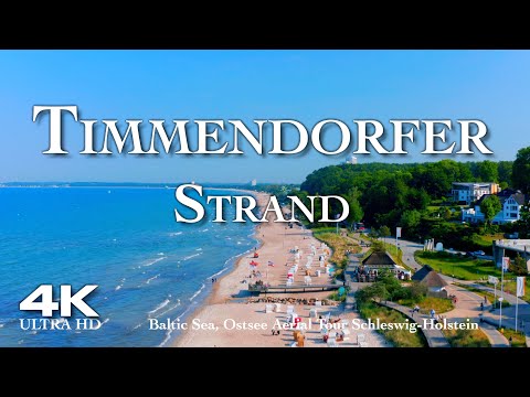 Lübeck TIMMENDORFER STRAND 🇩🇪 Drone Aerial 4K 2023 Drohne Ostsee Scharbeutz Germany Deutschland