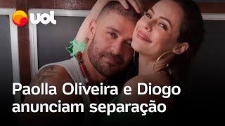 Paolla Oliveira e Diogo Nogueira anunciam separação após cinco anos: 'As relações se transformam'
