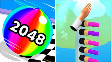 Ball Run 2048 vs Slice It All Android, iOS Gameplay Mobile Ep442
