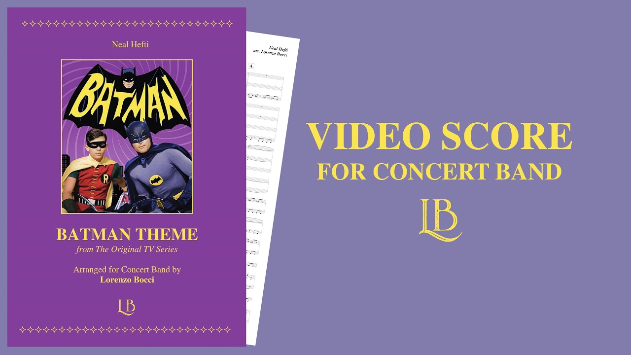 Batman Theme (Neal Hefti) - arranged by Lorenzo Bocci - YouTube