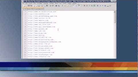 ScrapeBox Backlinks   How to  HiJack  Others Backlinks Complete Video 5