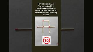 🎯 Can You Solve This Matchstick Puzzle in Seconds? #Shorts #Tutor