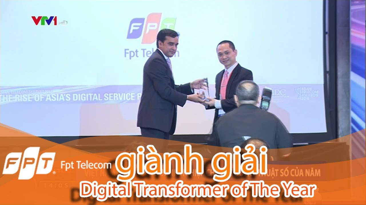FPT Telecom giành giải Digital Transformer of The Year - VTV 1 🎁 - YouTube