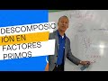 Descomposición de un número en sus factores primos#profesor#parati#math#númerosprimos#numerosenteros
