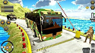 Transport Bus Full of Army Military Army Passengers - Bus Car Games screenshot 5