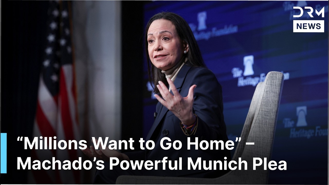 FULL INTERVIEW: Machado Discusses Venezuela Future at Munich Security Conference | DRM News | AC1F