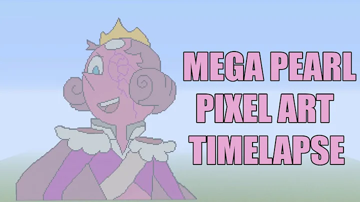 Minecraft Mega Pearl Pixel Art Timelapse (Steven Universe)