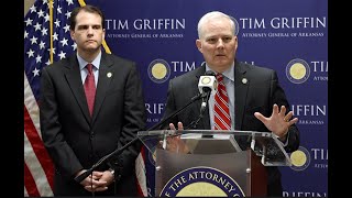 Arkansas Attorney General Tim Griffin announces lawsuit against ATF, Biden administration