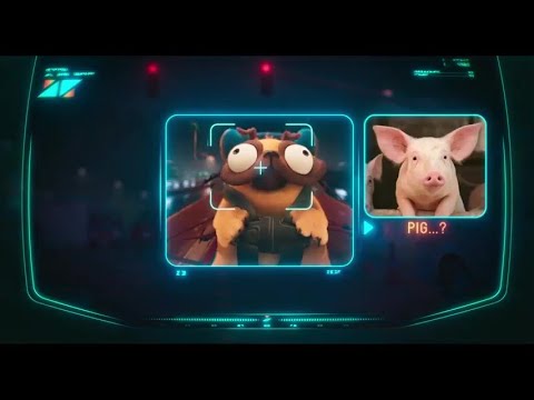 Katie malfunctioning robots using Monchi  (The Mitchells vs  the Machines 2021)