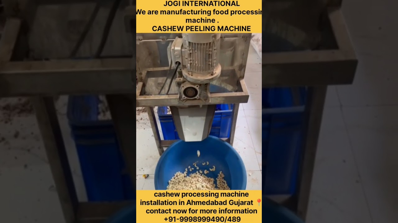 Cashew Peeling Machine
