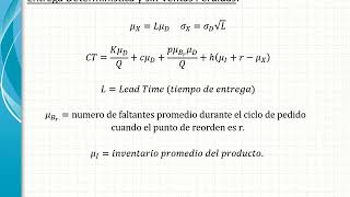 V5 Modelos de Inventarios con demanda probabilistica