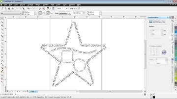Membuat Tulisan Melengkung, bergelombang, dan kotak - CorelDRAW Tutorial Dasar