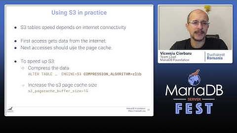 Long-term archival with MariaDB