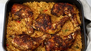 The Best Oven Baked Chicken and Rice Recipe