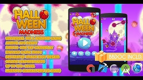 Halloween Madness Buildbox 2.2.8 ( BBDOC + Android Studio + Eclipse + IOS Xcode)