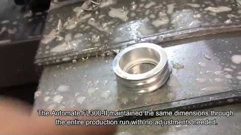 A Double Pulley turned on an Automate FL300-II Lathe