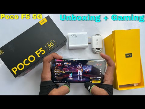 Poco F5 5G Unboxing and gaming test Snapdragon 7+ Gen 2 processor