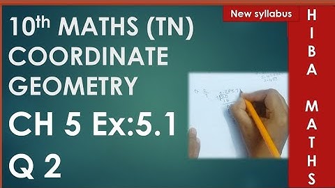 10th maths chapter 5 exercise 5.1 question 2 TN New Syllabus TN Samacheer portions