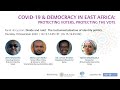 COVID-19 & DEMOCRACY IN EAST AFRICA CONFERENCE: Divide And rule?