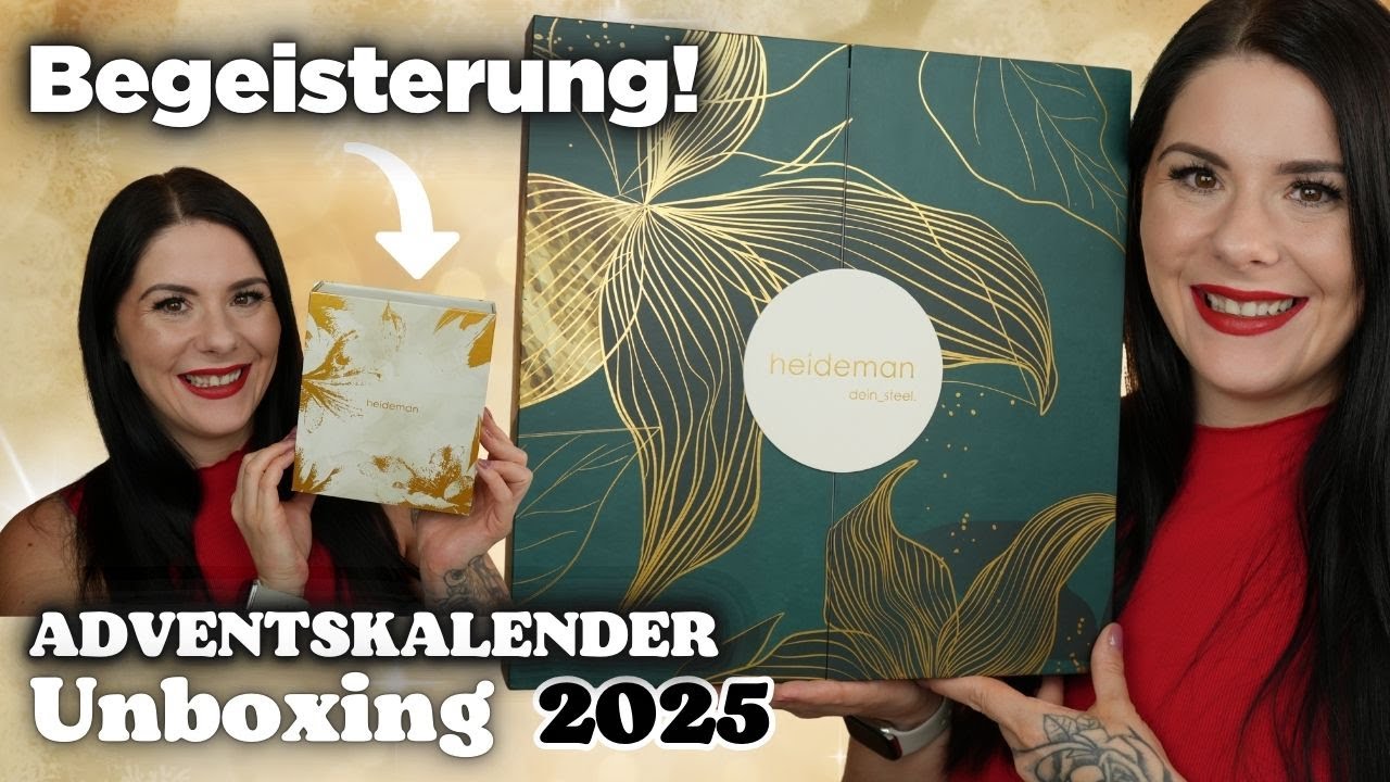 Heideman Adventskalender 2025 💎 25 Schmuckstücke im Wert von 650€! Unboxing & Presale-Angebot