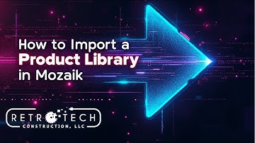How 2!!  Import a Product Library In Mozaik Software!