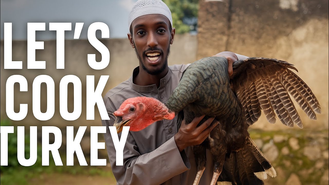 Cooking a Whole Turkey Pilau Outdoor 😋\\ Wamuchef ateste Dendo 🦃  Yose Mu Pilau 😋