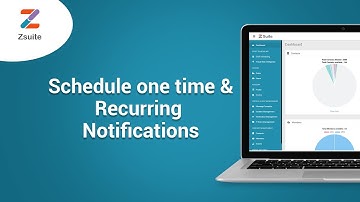 Schedule One Time and Recurring Notifications || ZSuite Critical Event Management