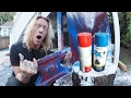 HUGE MISTAKE! Anvil Dropped on a Spray Paint Can!