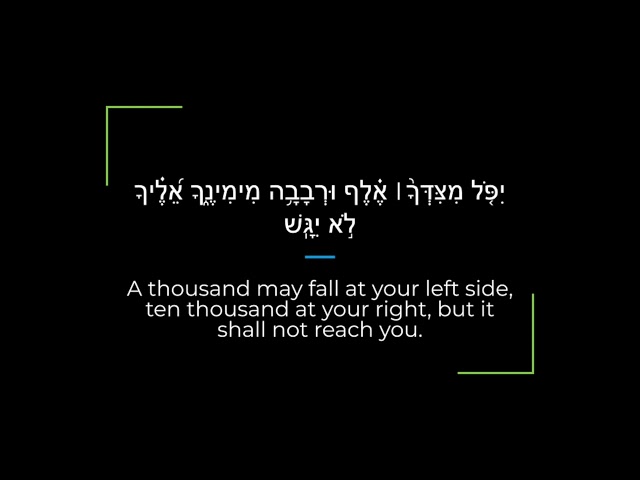 Psalm 91 Zabur/Tehillim Sephardi Hebrew Canting/Recitation with English class=