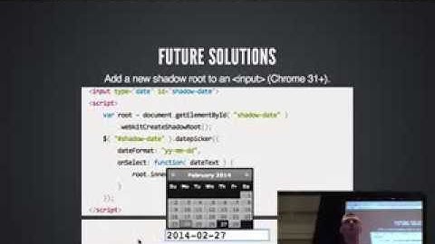 jQuery UI Widgets vs. HTML5 (DevNexus 2014)