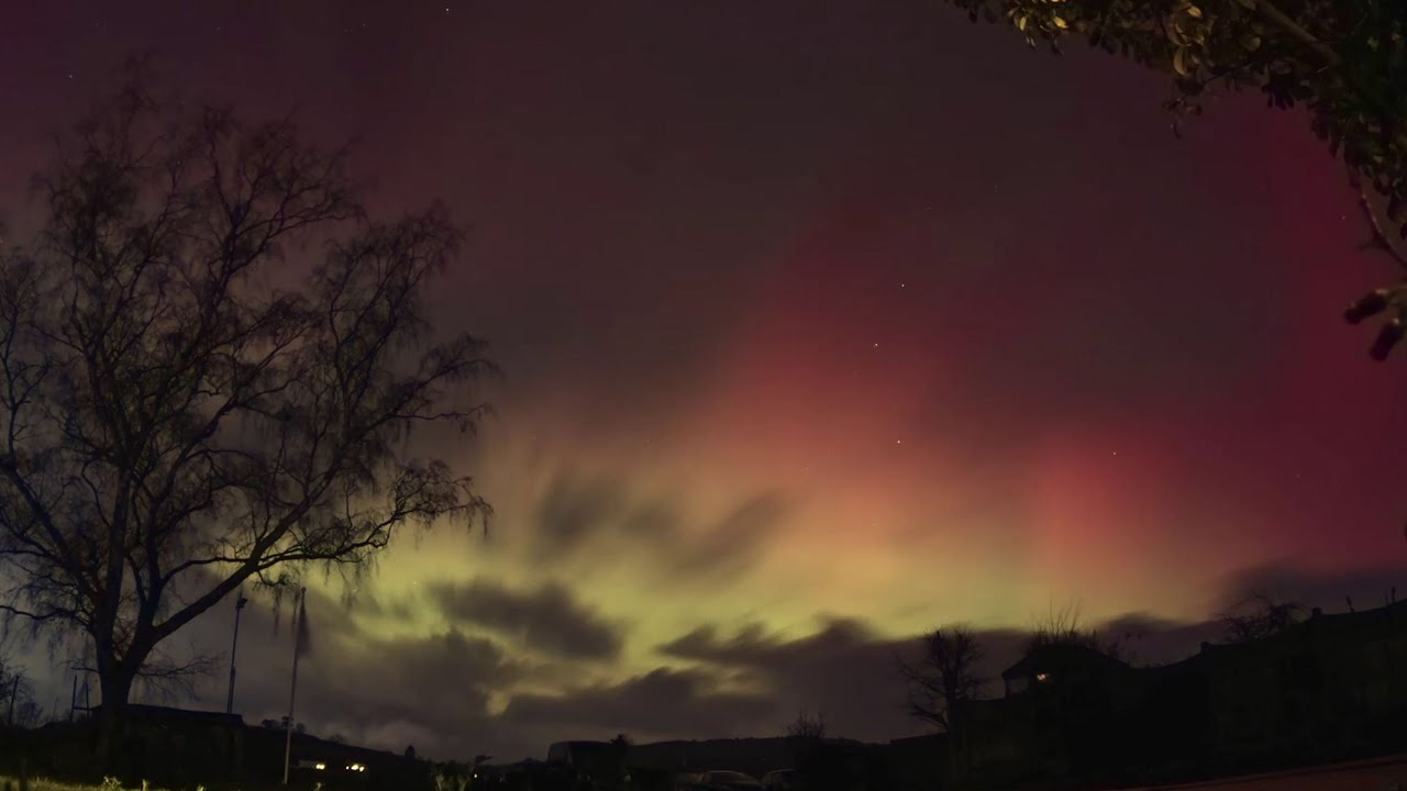 UK Aurora G4 Severe Geomagnetic Storm - Timelapse - 19/01/2026